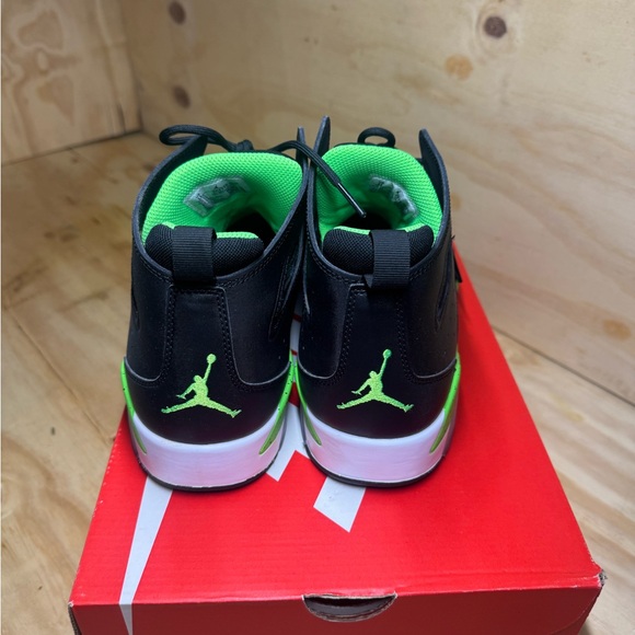 Nike Black and Green High-Top Sneakers - Picture 2 of 6